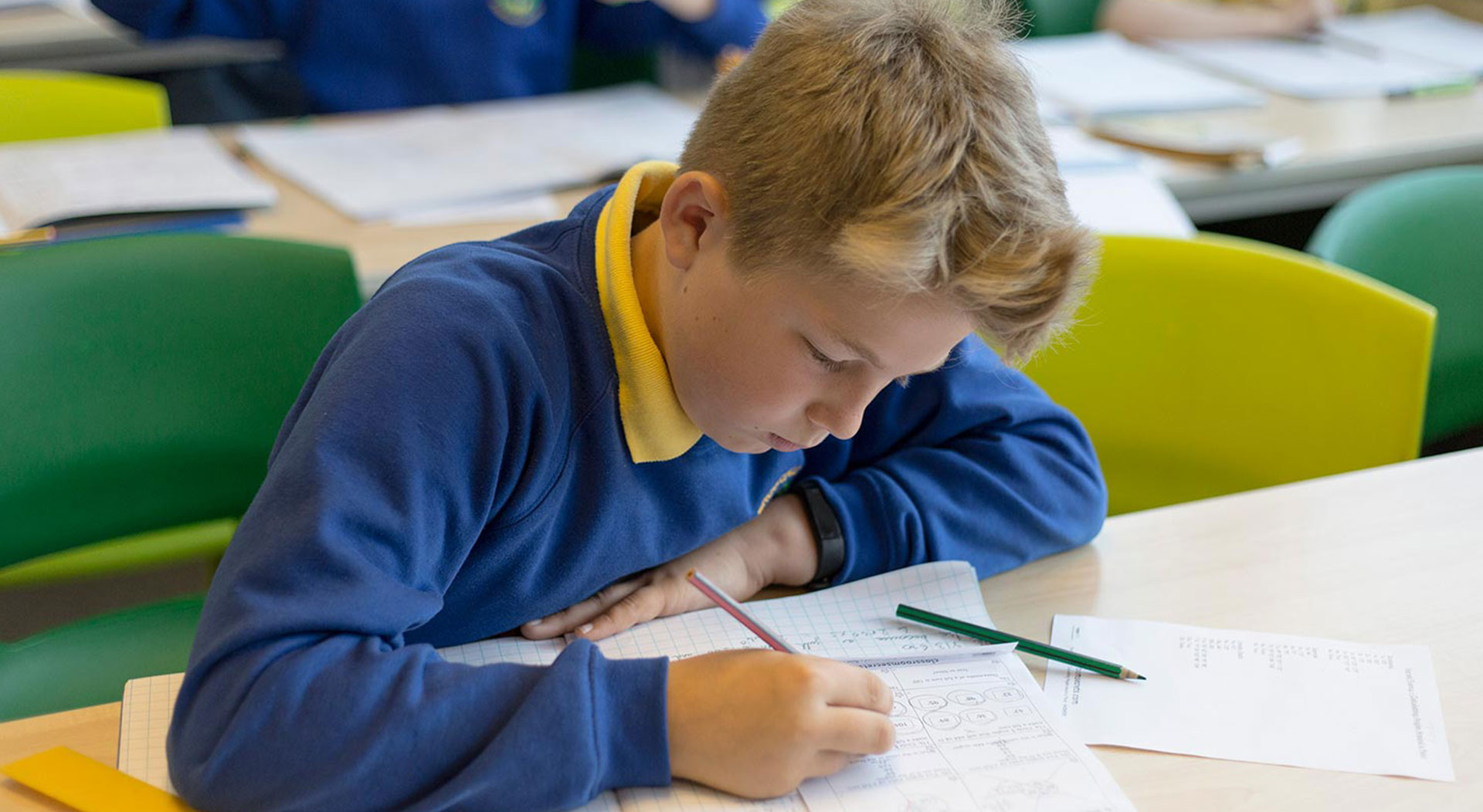 Pupils at Brookdale Primary School